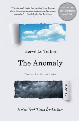 Paperback copy of The Anomaly by Other Press NY, with a plain cover and visible title on the front.