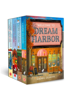 HarperCollins Dream Harbor paperback book box set with multiple volumes stacked together, featuring colorful cover art.