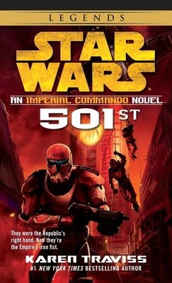 Mass market paperbound of "501st: Star Wars Legends Imperial Commando" novel by Random House Worlds, featuring cover art with Star Wars characters.