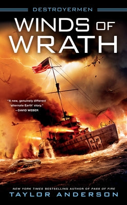 Cover of "Winds of Wrath" mass market paperbound novel by Ace Books featuring a dramatic fantasy scene with swirling winds.