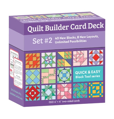 Quilt Builder Card Deck Set #2: 40 New Blocks, 8 New Layouts, Unlimited Possibilities Other C&T Publishing