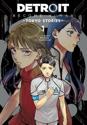 Paperback manga "Detroit: Become Human -Tokyo Stories-, Vol. 1" by Yen Press featuring cover art with characters and cityscape.