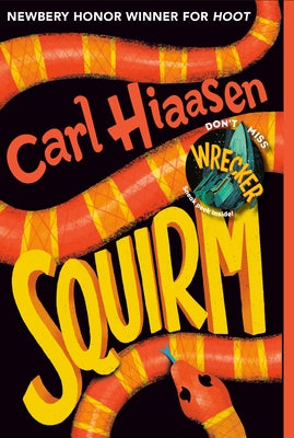 Paperback copy of "Squirm" by Yearling Books featuring colorful illustrated cover artwork.