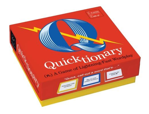 Quicktionary: A Game of Lightning-Fast Wordplay Board Games Chronicle Books