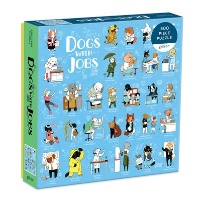 Dogs with Jobs 500 Piece Puzzle Other Galison
