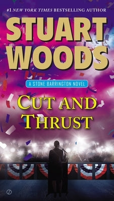 Mass market paperback of "Cut and Thrust" by G.P. Putnam's Sons featuring a cover with a historic sword and shield design.