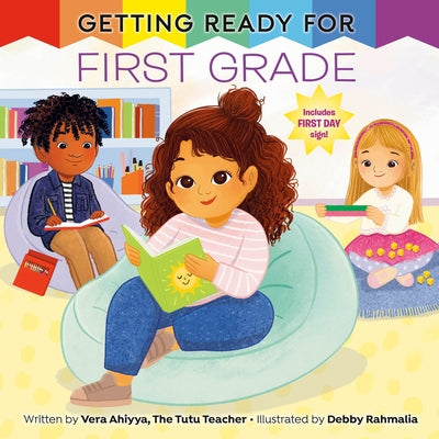 Getting Ready for First Grade paperback by Random House Books for Young Readers, featuring colorful cover with educational illustrations.