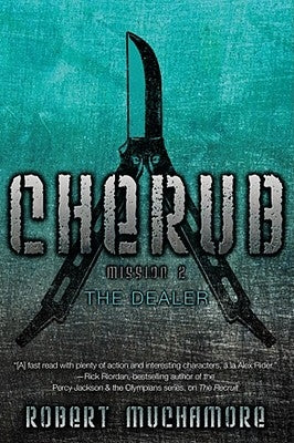 Paperback of "The Dealer" by Simon & Schuster Books for Young Readers, featuring the book cover with bold title and colorful design.
