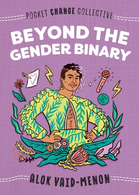 Paperback book titled "Beyond the Gender Binary" by Penguin Workshop featuring a colorful cover design.