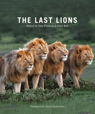 Paperback of The Last Lions by Smithsonian Books featuring a lion photograph on the cover.