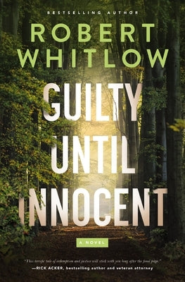 Paperback of Guilty Until Innocent, a legal suspense novel by Thomas Nelson, featuring a book cover with bold title and author name.