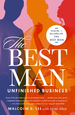 Paperback copy of The Best Man: Unfinished Business by Storehouse Voices, featuring the book cover with title and author details.