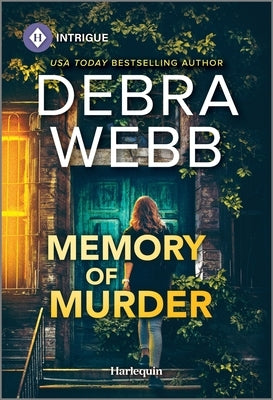 Mass market paperbound of Memory of Murder by Harlequin Intrigue, featuring a suspenseful cover with mysterious dark imagery.