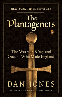 Paperback of The Plantagenets by Penguin Books featuring a historical illustration of warrior kings and queens of England.