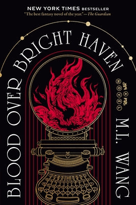 Paperback of "Blood Over Bright Haven" by Del Rey Books, featuring a dark, atmospheric cover art with mysterious imagery.