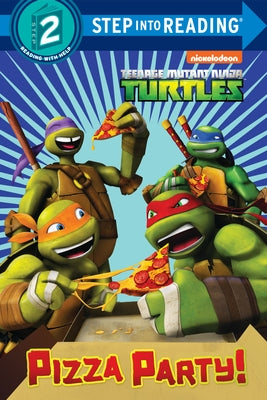 Teenage Mutant Ninja Turtles Pizza Party! paperback book by Random House Books for Young Readers, featuring colorful cover art.