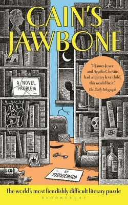Paperback of Cain's Jawbone: A Novel Problem by Bloomsbury Publishing, showing the book cover with title and author details.