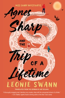 Paperback of Agnes Sharp and the Trip of a Lifetime by Soho Crime, featuring the book cover with colorful illustrations.