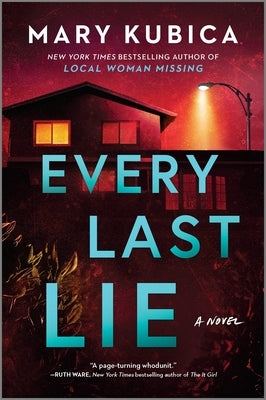 Paperback of Every Last Lie suspense novel by Park Row, featuring a dark, mysterious cover with dramatic artwork.