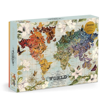 Wendy Gold Winged Metamorphosis 1000 Piece Foil Puzzle Other Galison