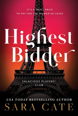 Cover of the paperback novel "Highest Bidder" by Sourcebooks Casablanca featuring a colorful, eye-catching book cover design.
