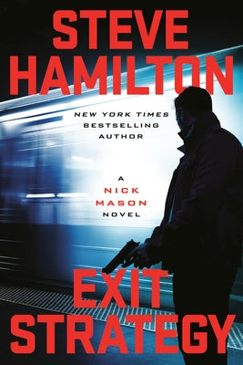 Paperback book titled "Exit Strategy" by G.P. Putnam's Sons, featuring a cover image with bold text and a sleek design.