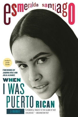 Paperback of "When I Was Puerto Rican" memoir by Grand Central Publishing showing the book cover with title and author details.