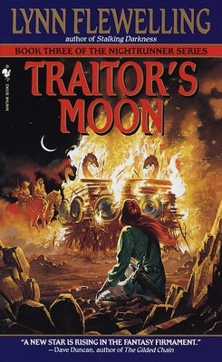 Mass market paperback of Traitor's Moon by Spectra Books featuring the book cover with title and author text.