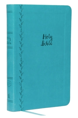 Large print KJV Thinline Bible in imitation leather with red-letter text, featuring compact design and easy-to-read pages.