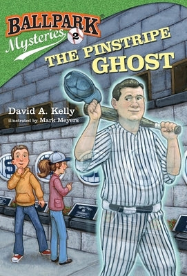Paperback of The Pinstripe Ghost by Random House Books for Young Readers, featuring a spooky ghost illustration on the cover.
