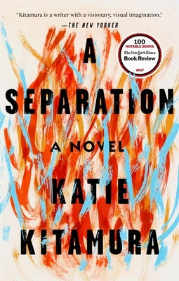 Paperback copy of "A Separation" novel by Riverhead Books, showing the front cover with title and design elements.