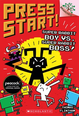 Super Rabbit Boy vs. Super Rabbit Boss!: A Branches Book (Press Start! #4): Volume 4 Paperback Scholastic Inc.