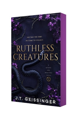 Paperback of Ruthless Creatures: A Queens and Monsters Novel by Bramble, showing the book cover with dark, artistic design.
