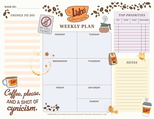 Gilmore Girls Weekly Planner Notepad by Insight Editions