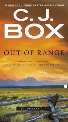 Mass market paperback of "Out of Range" by G.P. Putnam's Sons, showing the book cover with title and author details.