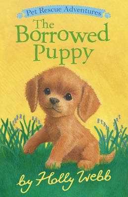 Paperback copy of "The Borrowed Puppy" by Tiger Tales featuring a colorful illustrated cover with a playful puppy and children.