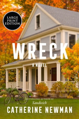 Harper Large Print paperback of the novel "Wreck" with a cover image featuring a dark, stormy scene and bold title text.