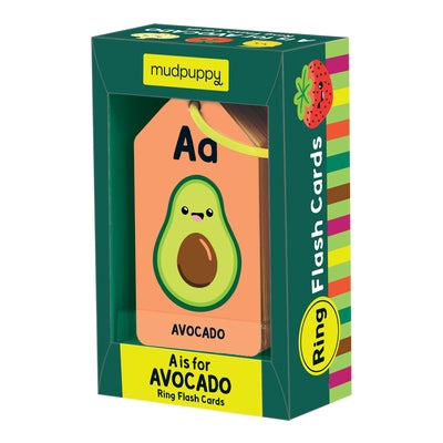 A is for Avocado Ring Flash Cards Other Galison