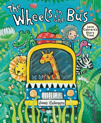 Paperback of "The Wheels on the Bus" children’s book by Holiday House showing colorful bus illustration and playful text.