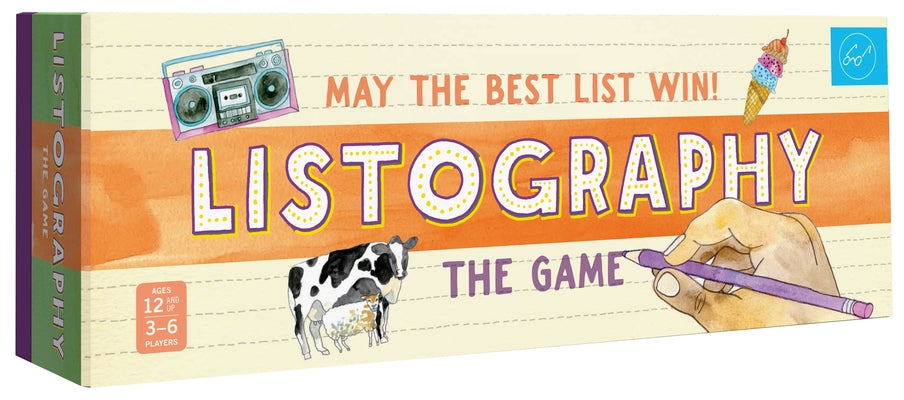 Listography: The Game: May the Best List Win! (Board Games, Games for Adults, Adult Board Games) Board Games Chronicle Books