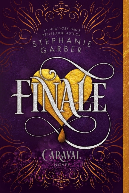 Paperback copy of Finale: A Caraval Novel by Flatiron Books featuring a colorful fantasy-themed cover illustration.