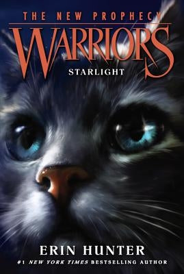 Paperback of "Warriors: The New Prophecy #4: Starlight" by HarperCollins featuring the book cover with forest and starry night illustration.