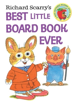 Richard Scarry's Best Little Board Book Ever by Golden Books, colorful pages with characters and illustrations for young children.