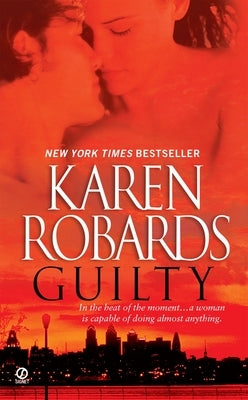 Mass market paperback of "Guilty" by Berkley Books, showing the cover with title and author details.