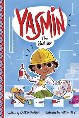 Paperback book titled Yasmin the Builder by Picture Window Books featuring a colorful cover with illustrations of Yasmin constructing a building.