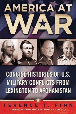 Paperback book titled "America at War: Concise Histories of U.S. Military Conflicts" published by Penguin Publishing Group.