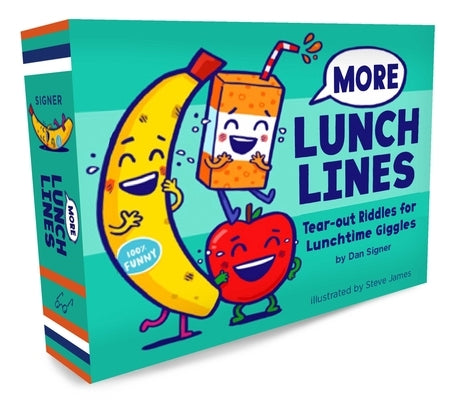 More Lunch Lines: Tear-Out Riddles for Lunchtime Giggles (Lunch Jokes for Kids, Notes for Kids' Lunch Boxes with Silly Kid Jokes) Paperback Chronicle Books