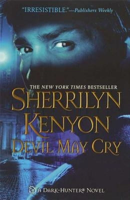 Mass market paperbound copy of Devil May Cry book by St. Martin's Press, showing the front cover with dark artwork.