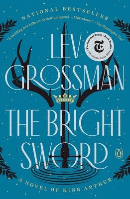 Paperback of The Bright Sword novel by Penguin Publishing Group featuring a medieval sword illustration on the cover.
