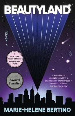 Paperback book titled "Beautyland" by Picador USA, with a cover featuring colorful artwork and bold typography.